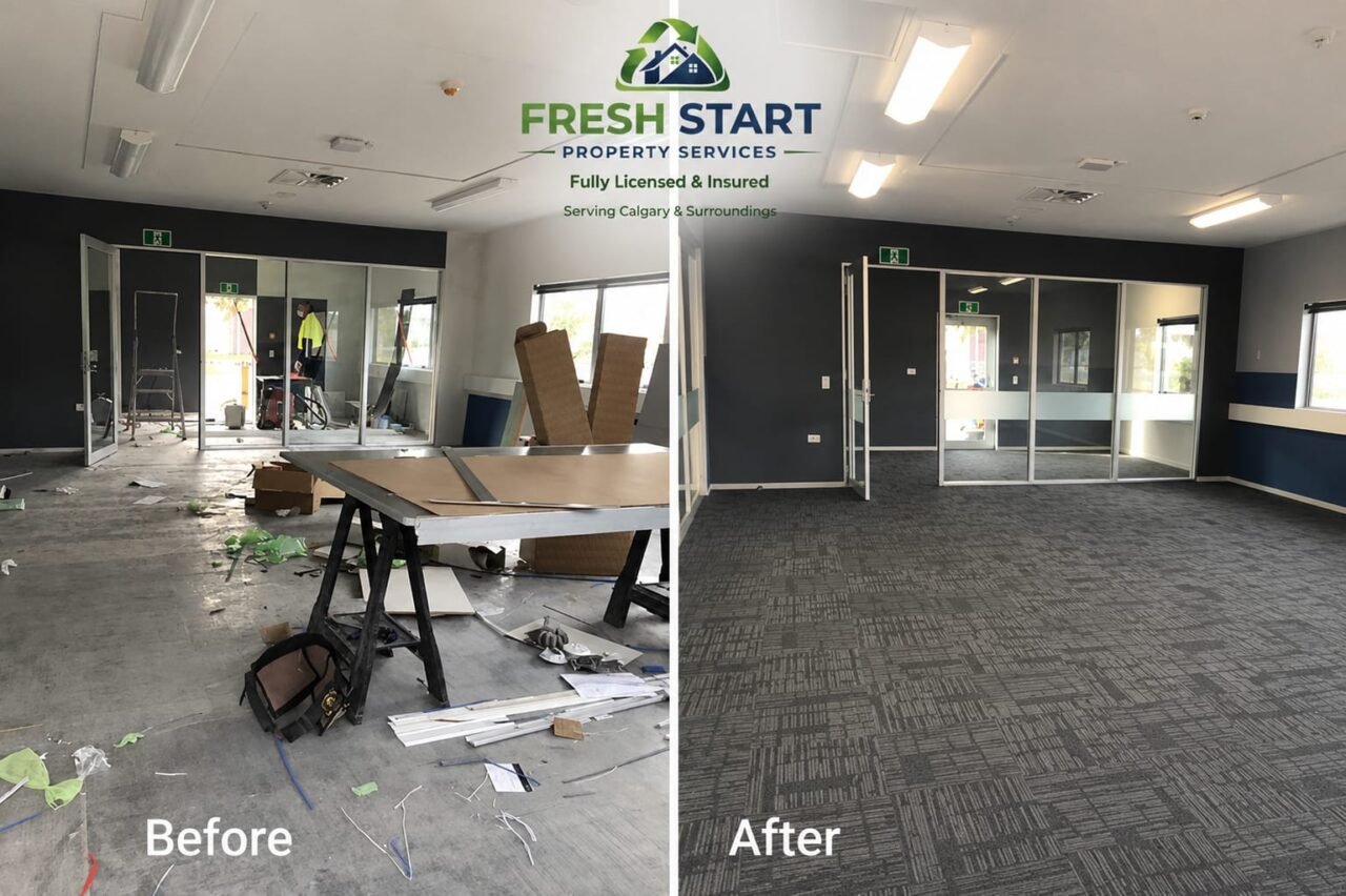 post construction cleaning Calgary