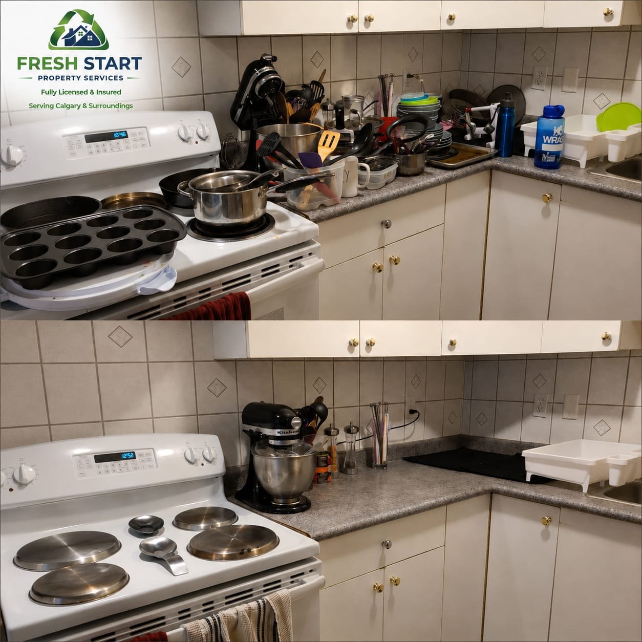 move out cleaners Calgary deep cleaning kitchen